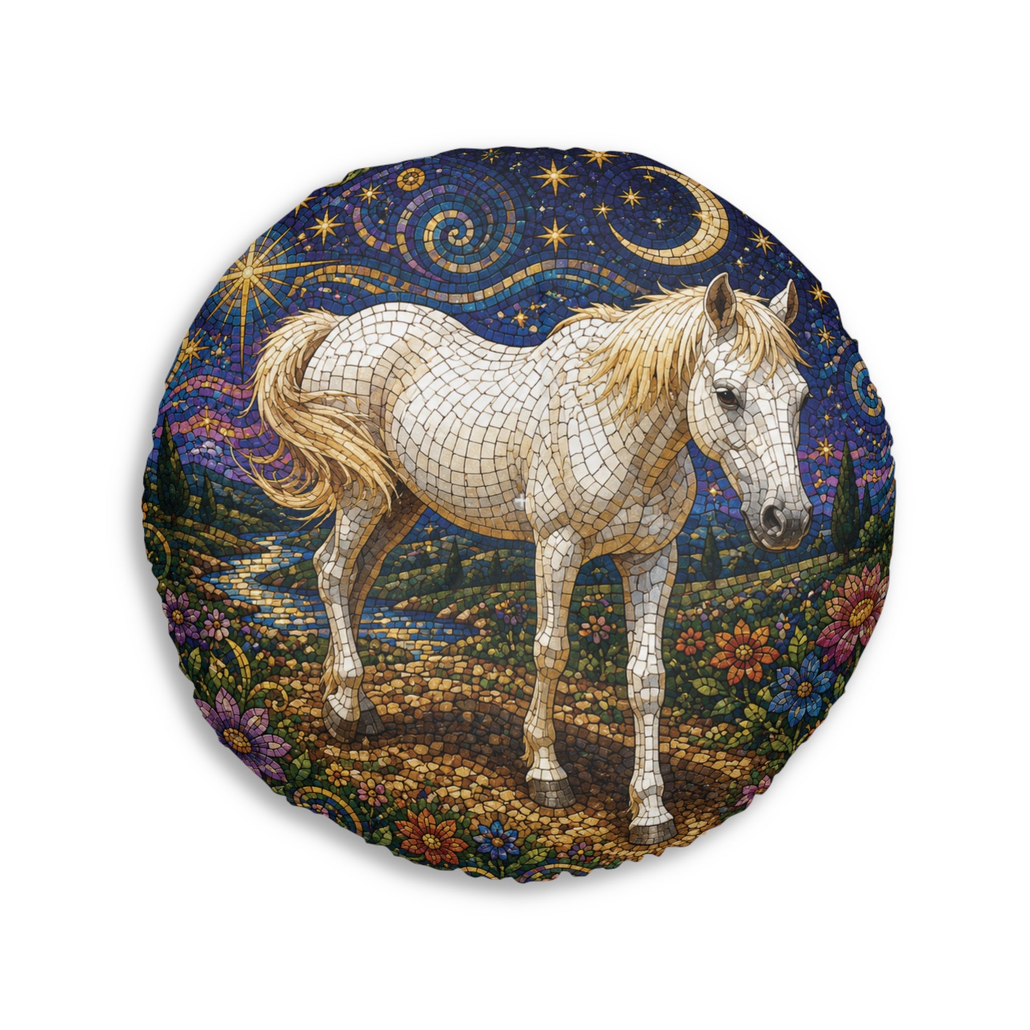 Horse Floor Pillow Cushion