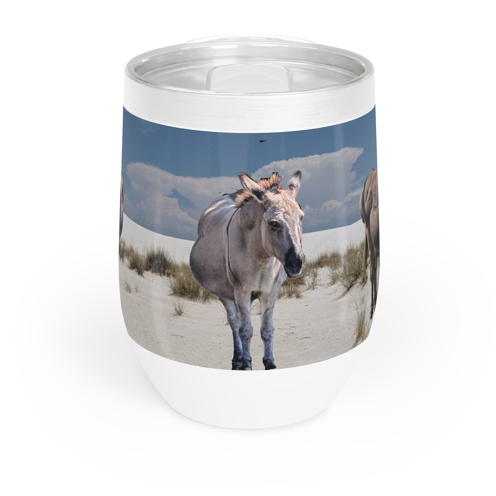 Donkey Chill Wine Tumbler