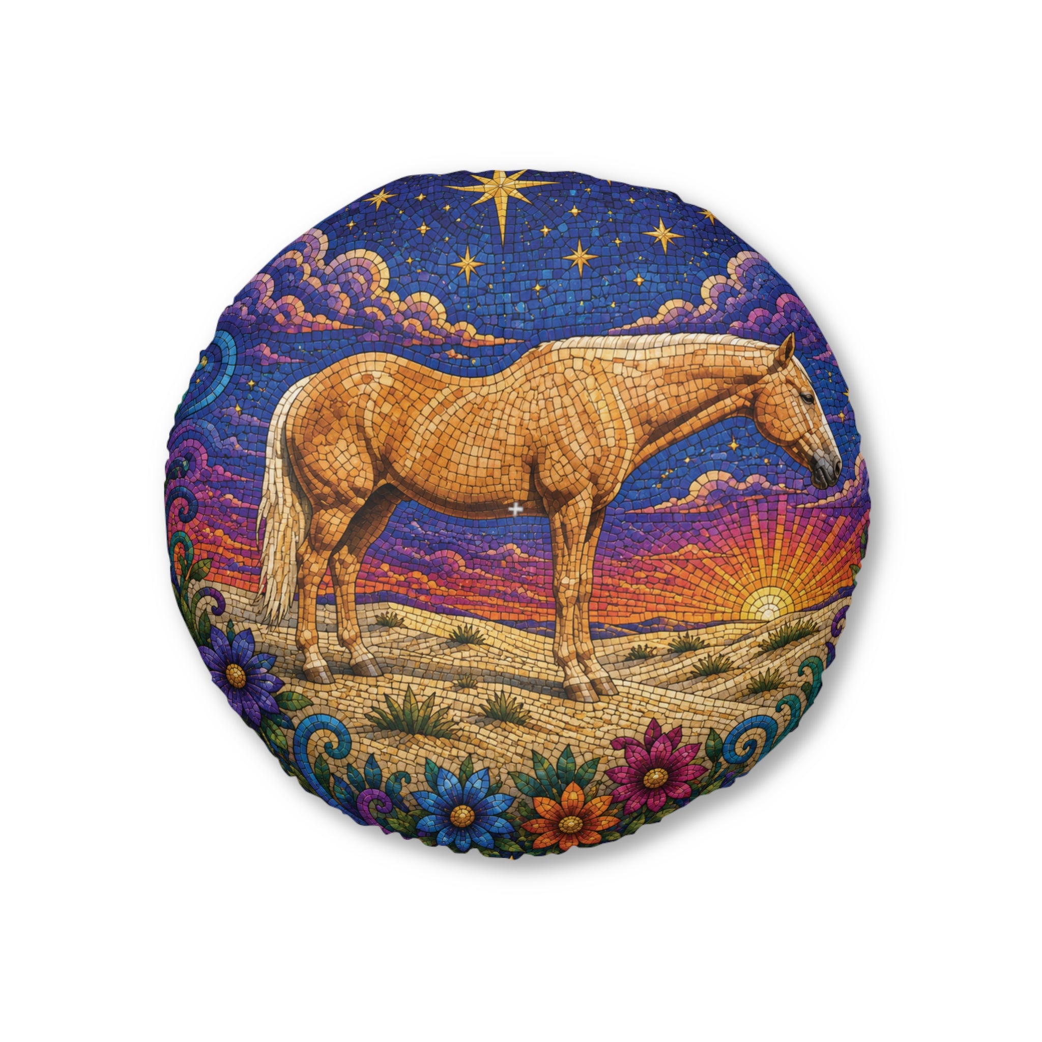 Horse Floor Pillow Cushion