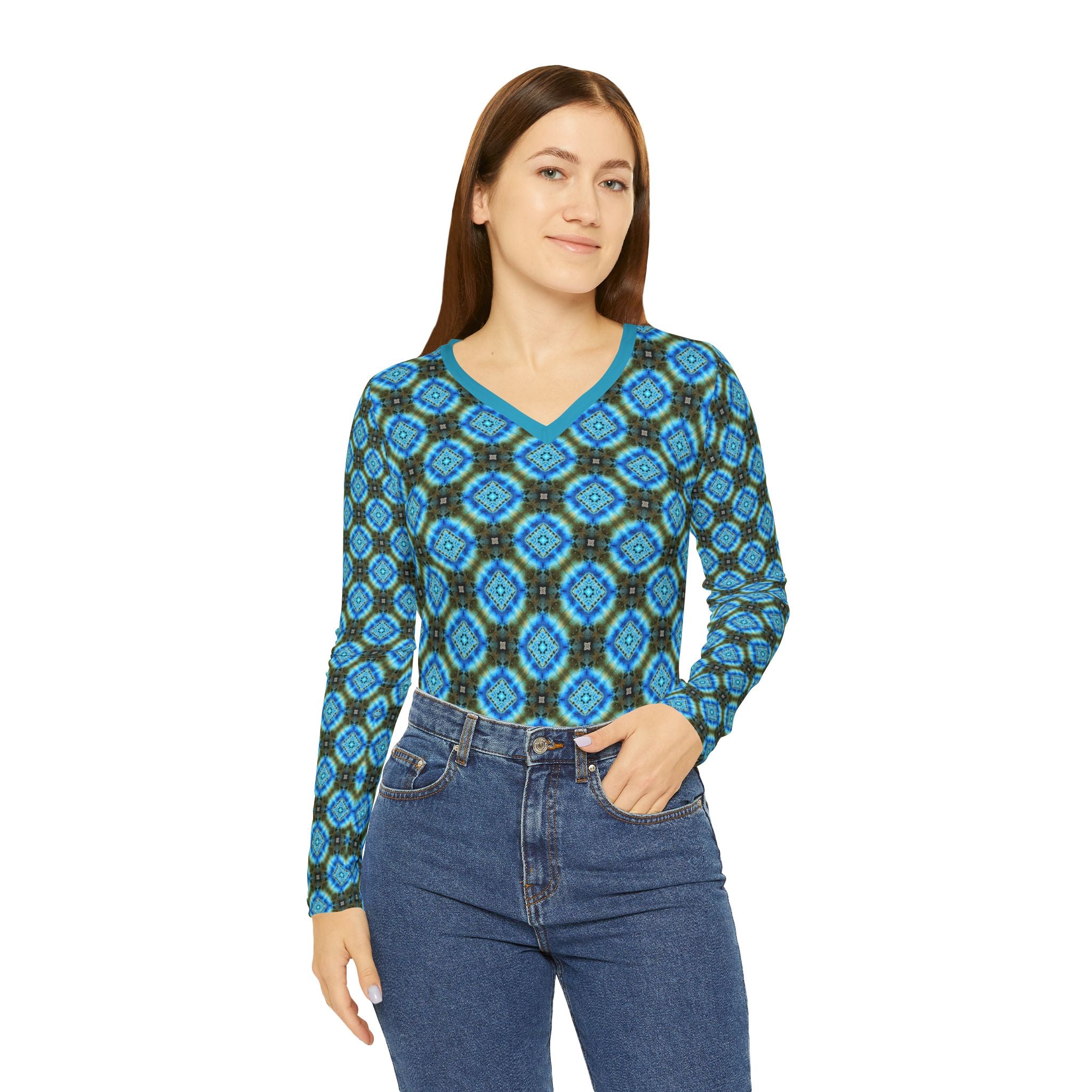 Langundo Long Sleeve V-neck Shirt