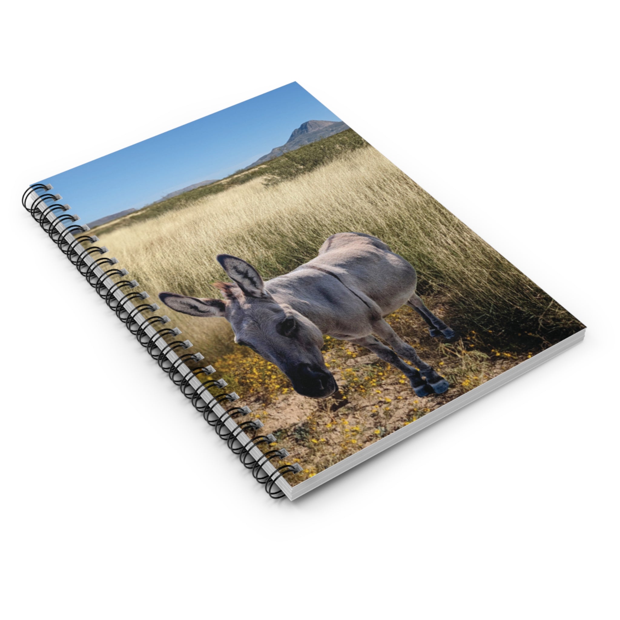 Donkey Spiral Notebook