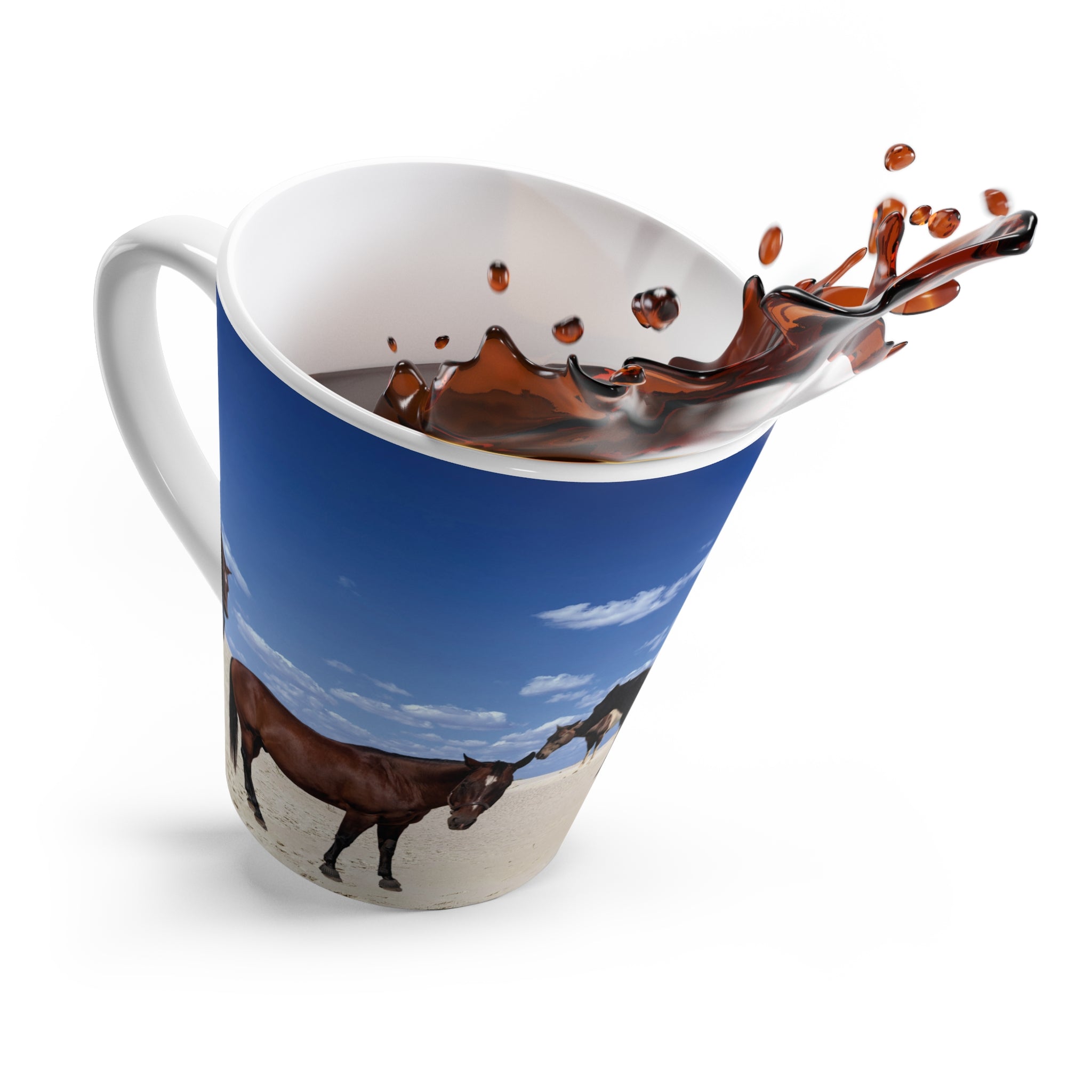 Horse Latte Mug
