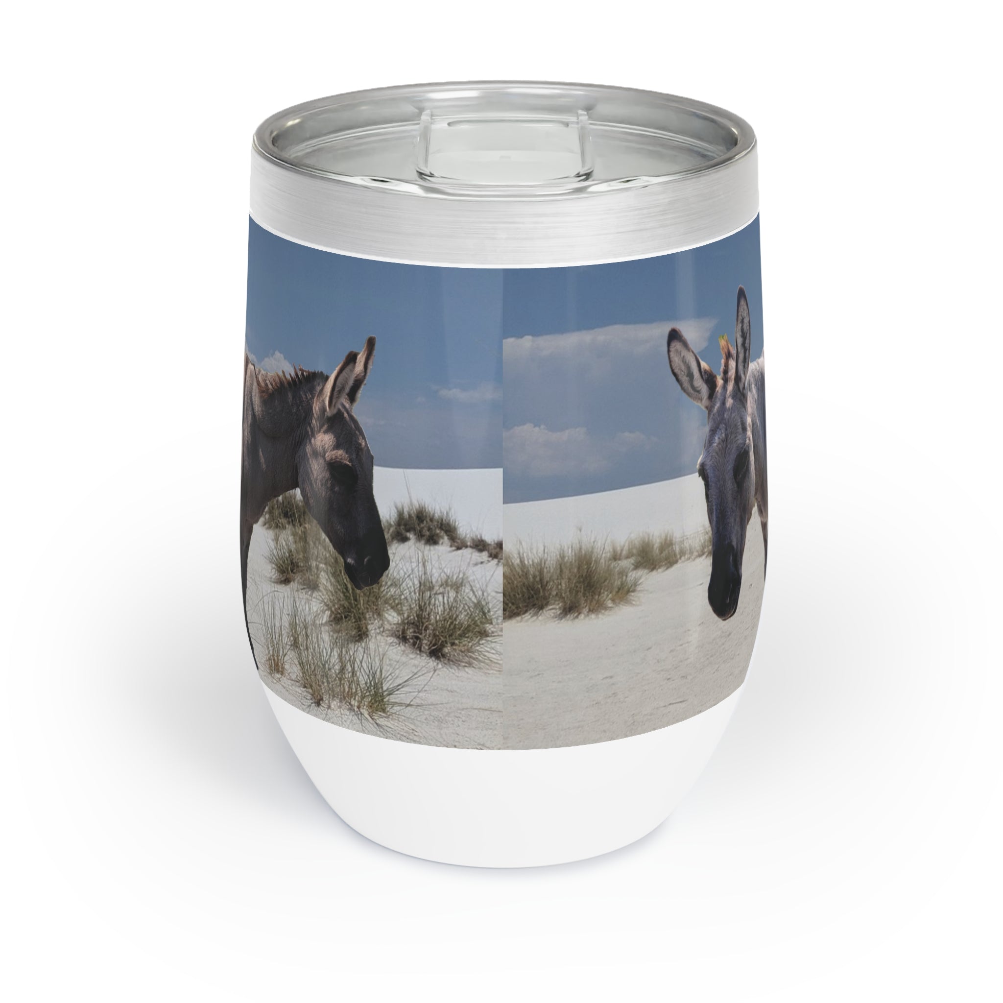 Donkey Chill Wine Tumbler