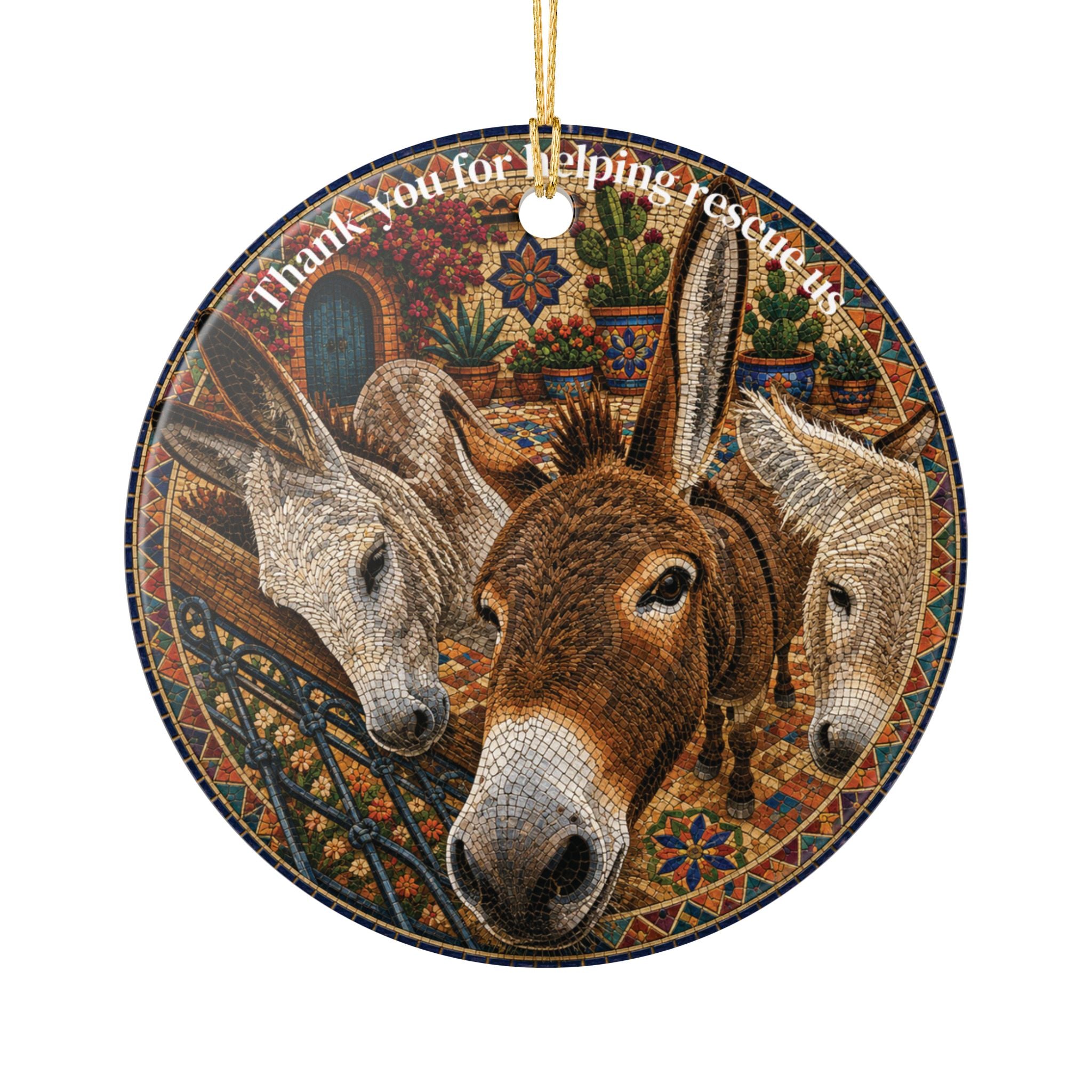 Donkey Ornament