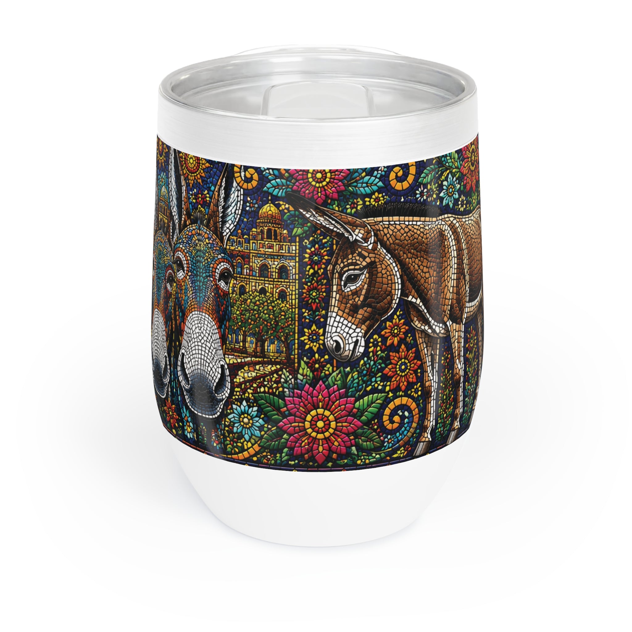 Donkey Rescue Wine Tumbler