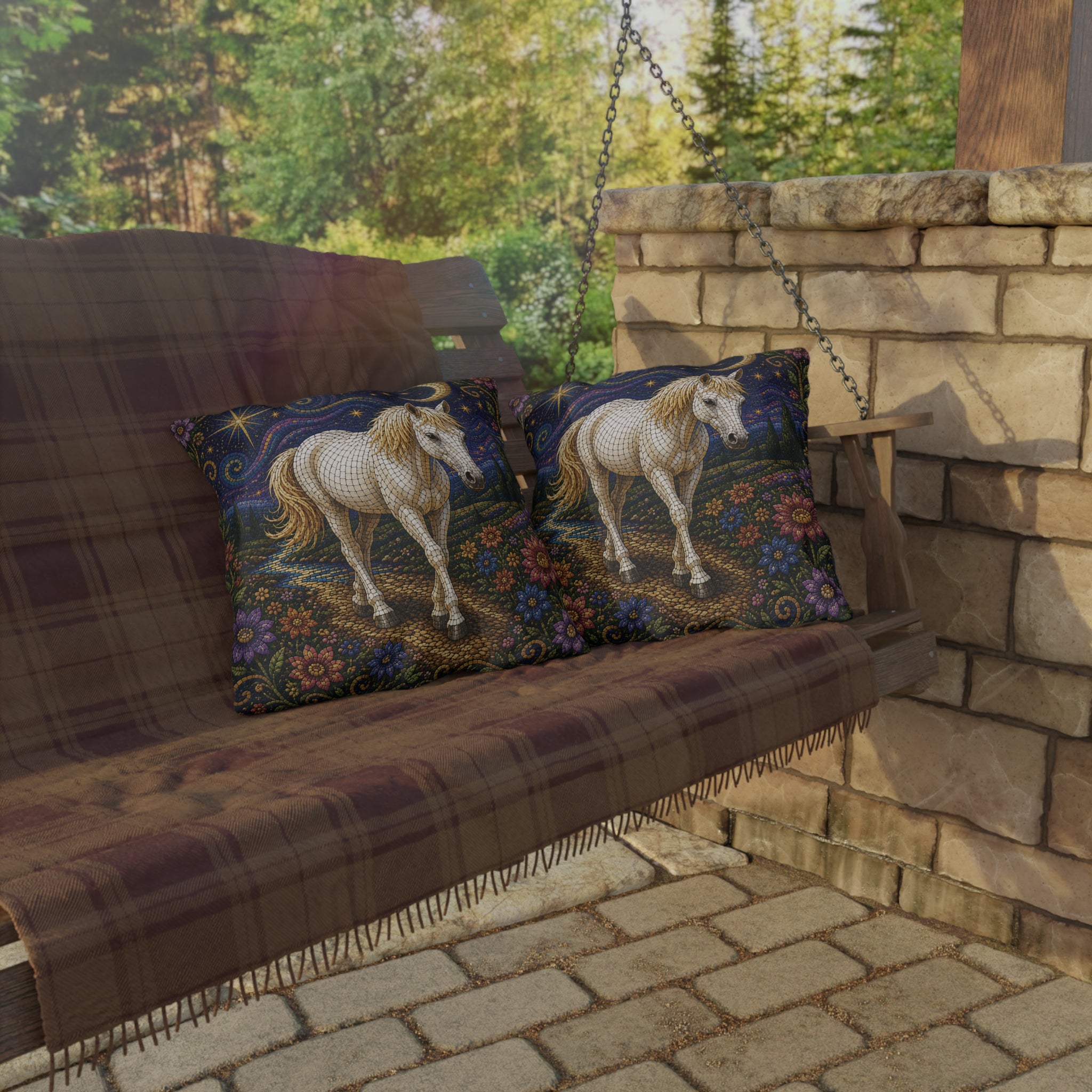 Horse Outdoor Pillows