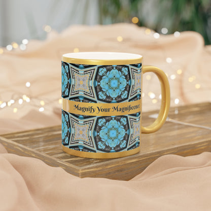 Magnify Your Magnificence Metallic Mug