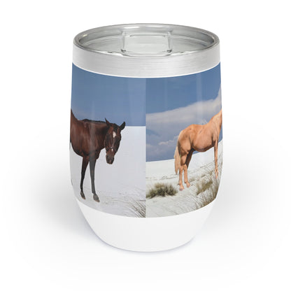 Horse Chill Wine Tumbler