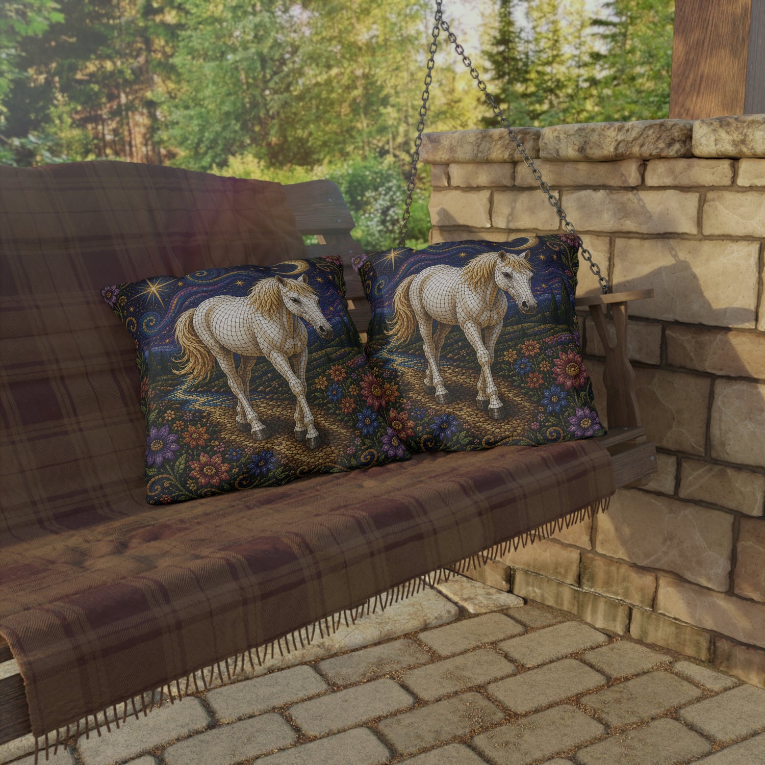 Horse Outdoor Pillows