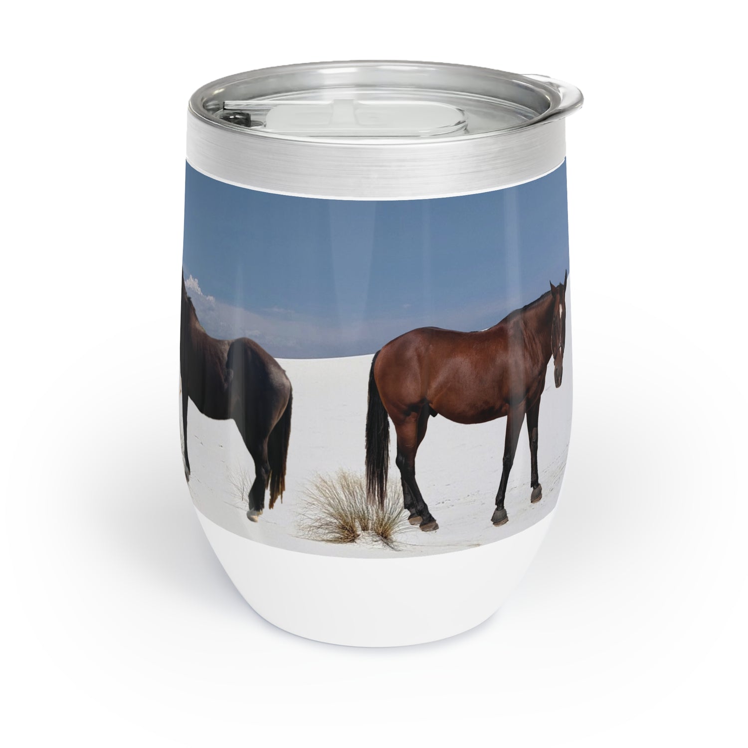 Horse Chill Wine Tumbler