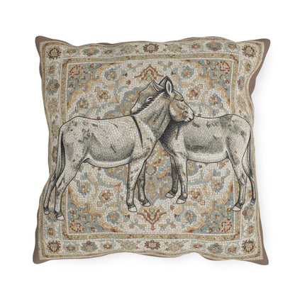 Donkey Outdoor Pillows