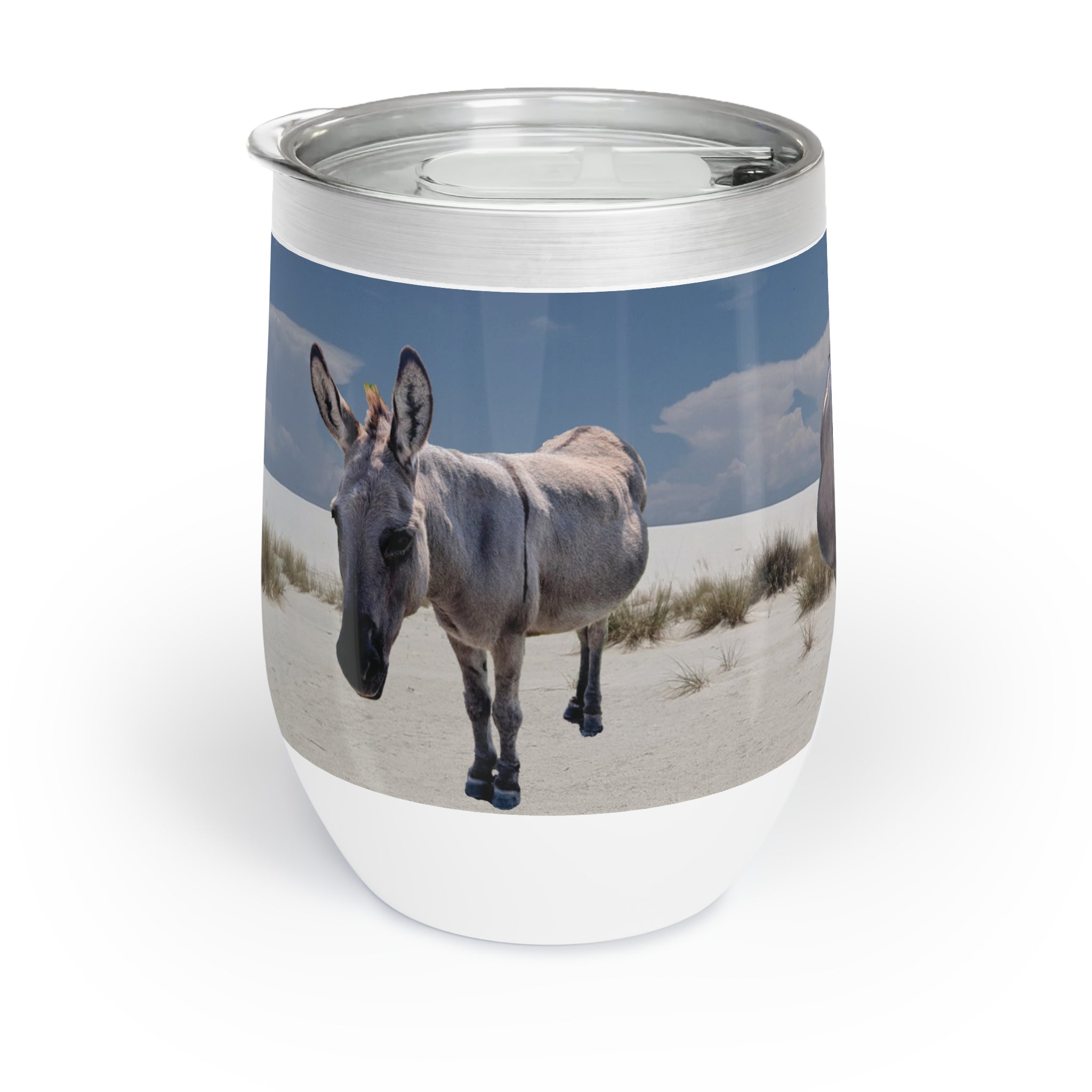 Donkey Chill Wine Tumbler