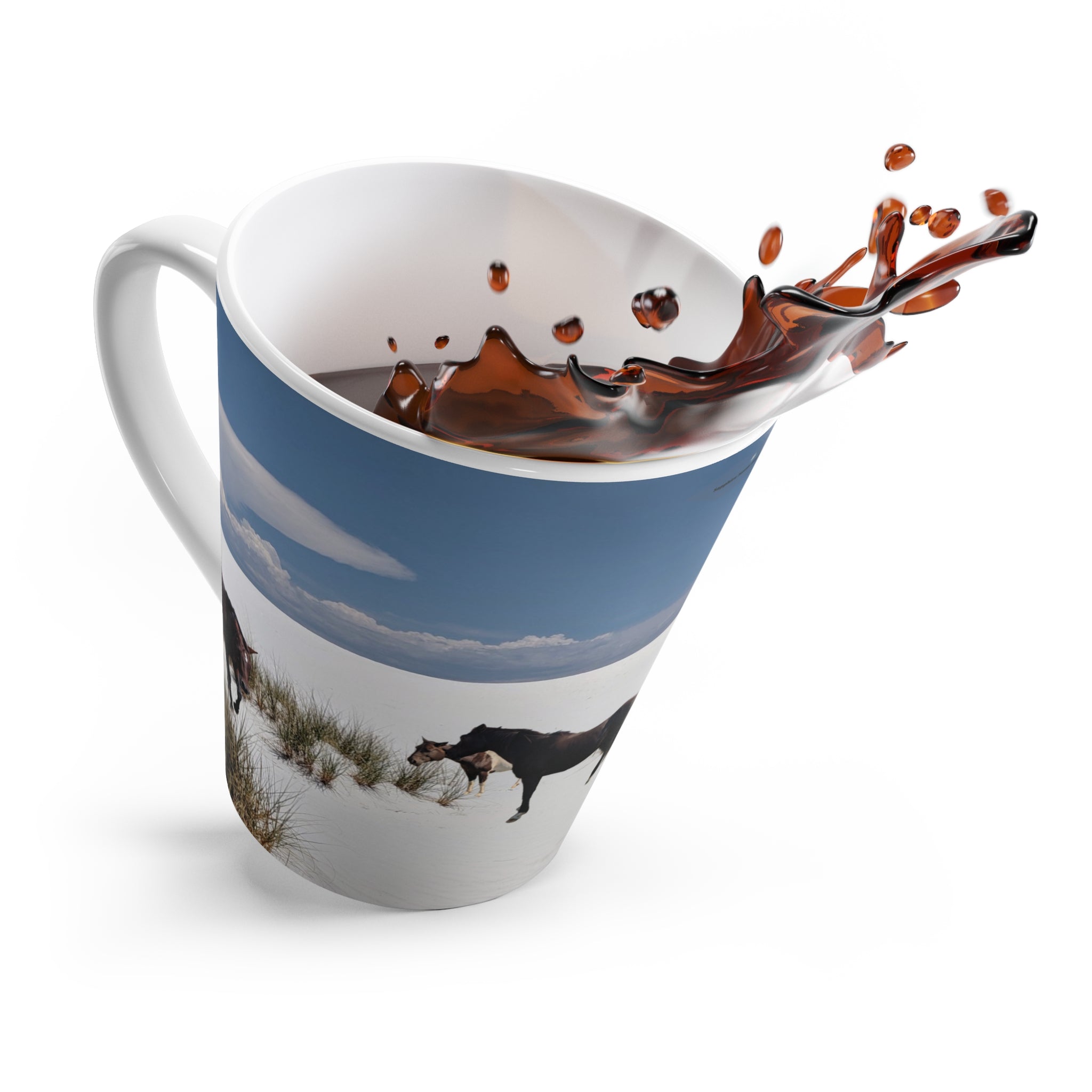 Horse Latte Mug