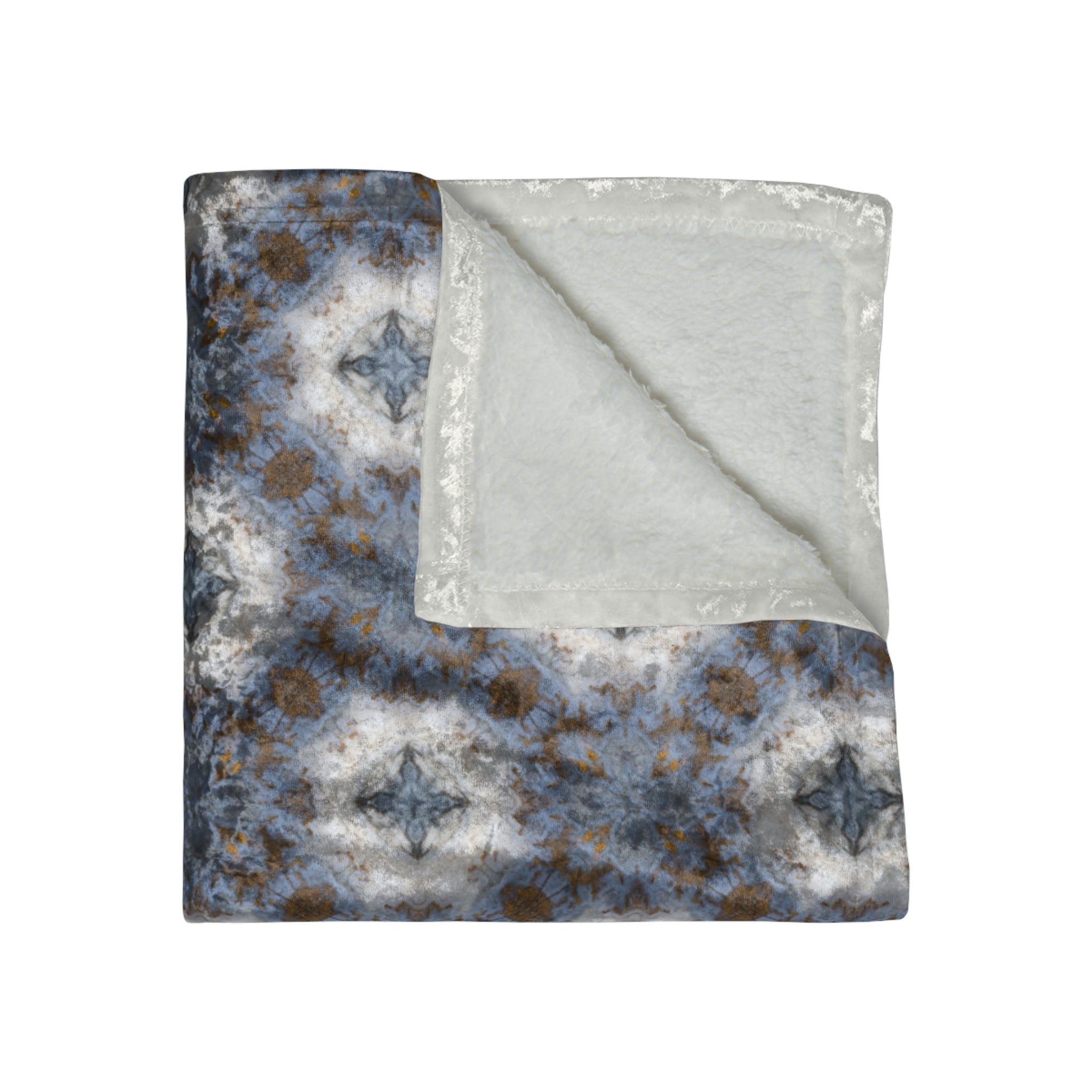 Dustu Crushed Velvet Blanket