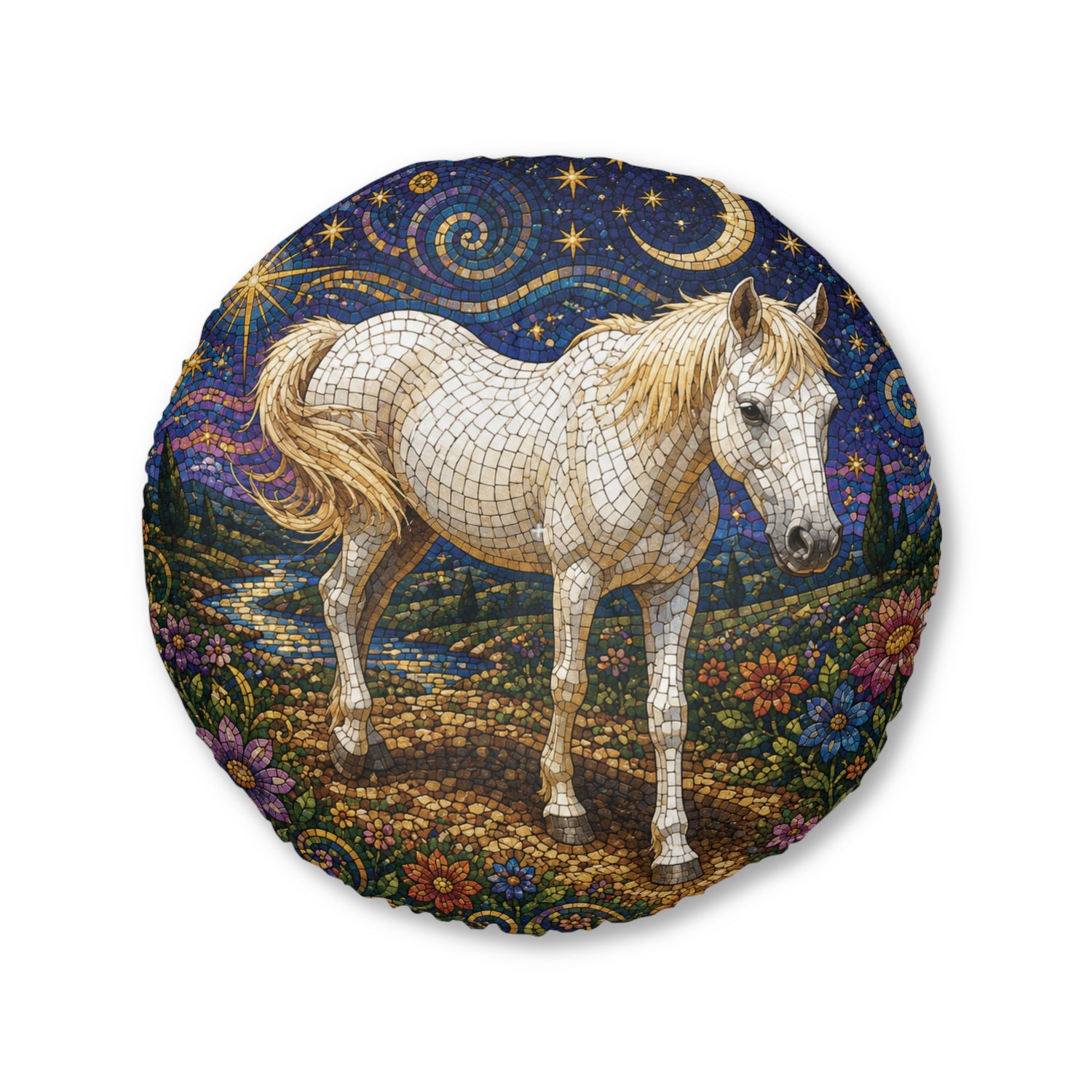 Horse Floor Pillow Cushion