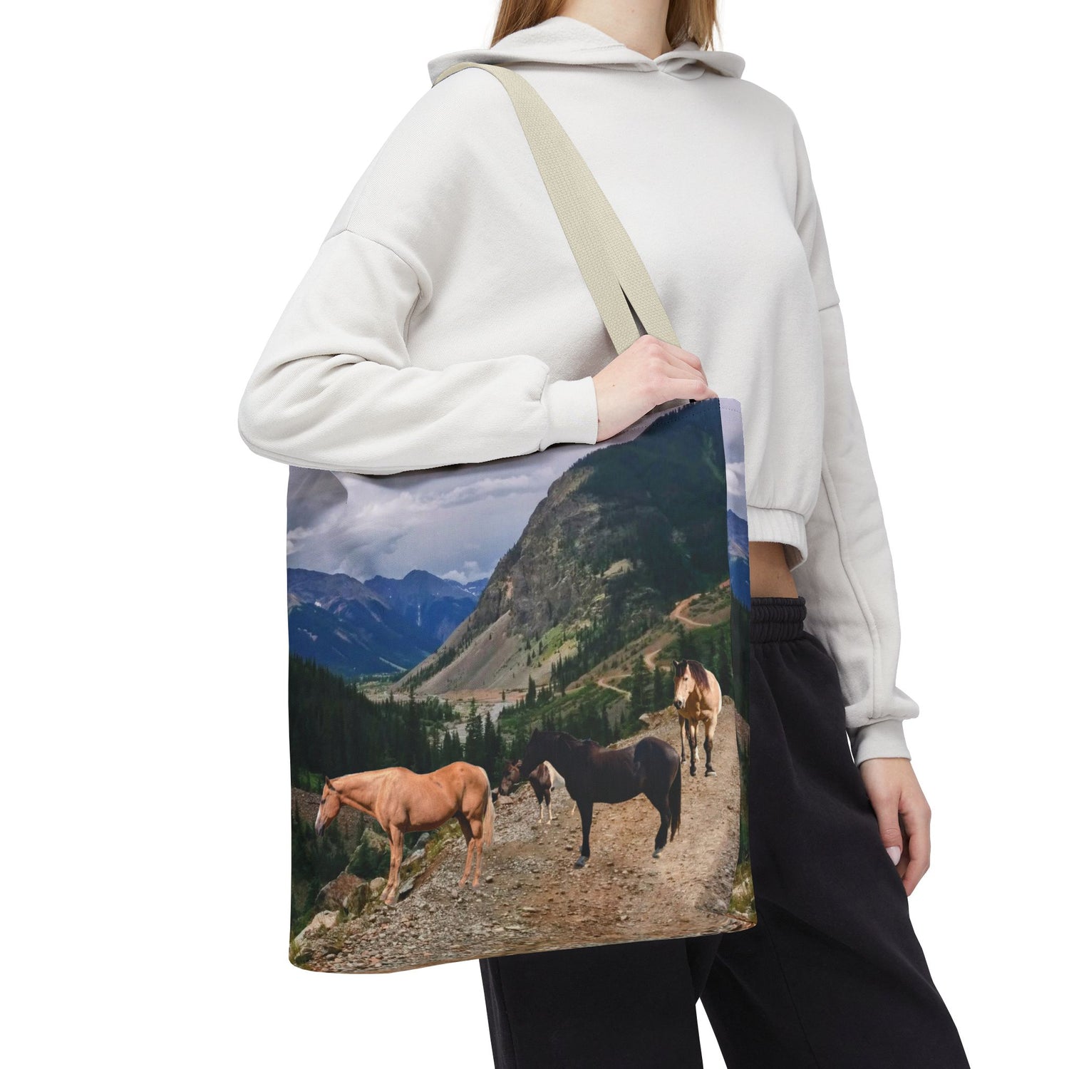 Horse Canvas Tote Bag