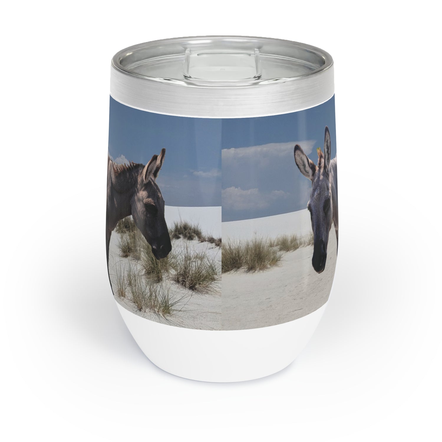 Donkey Chill Wine Tumbler