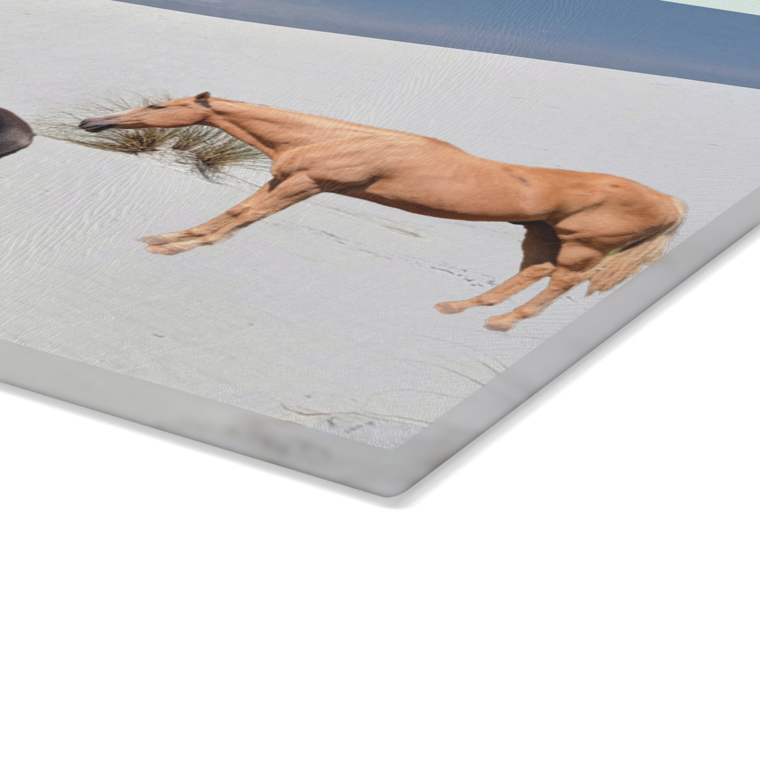 Horse Glass Cutting Board