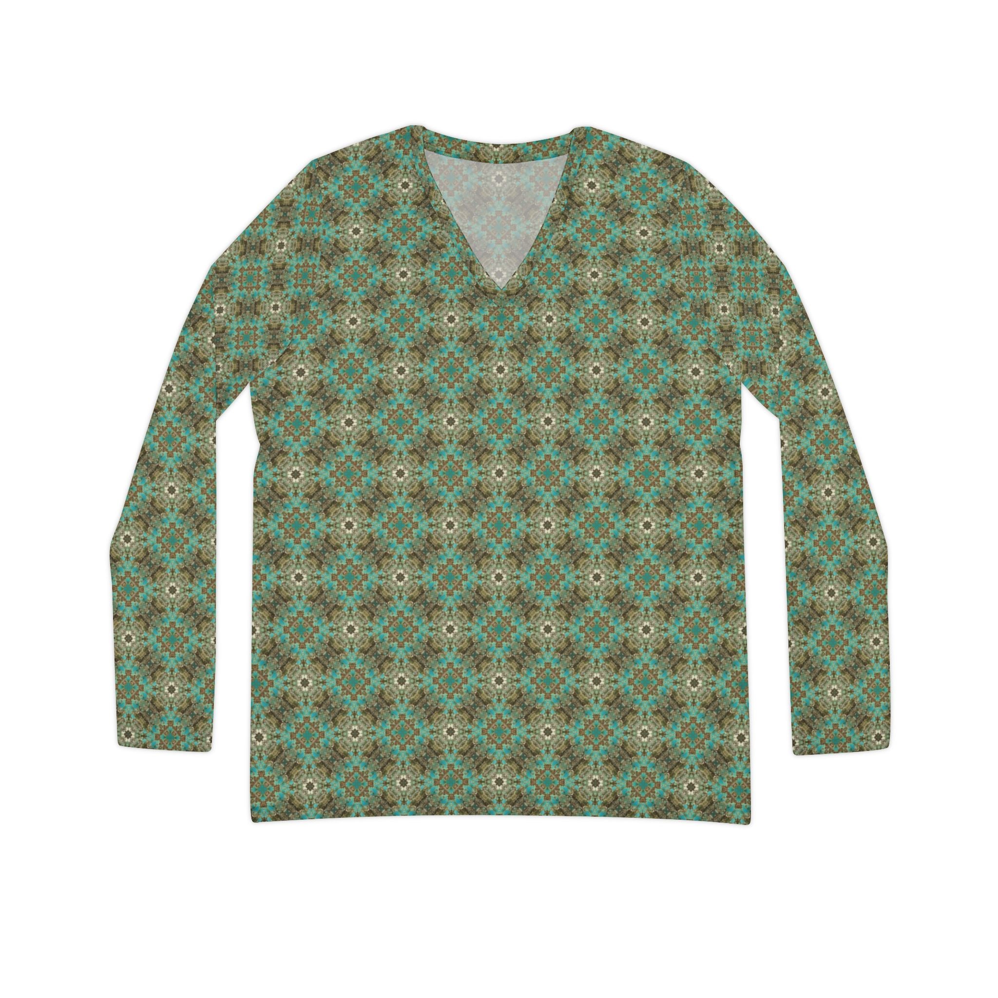 Wicasa Long Sleeve V-neck Shirt