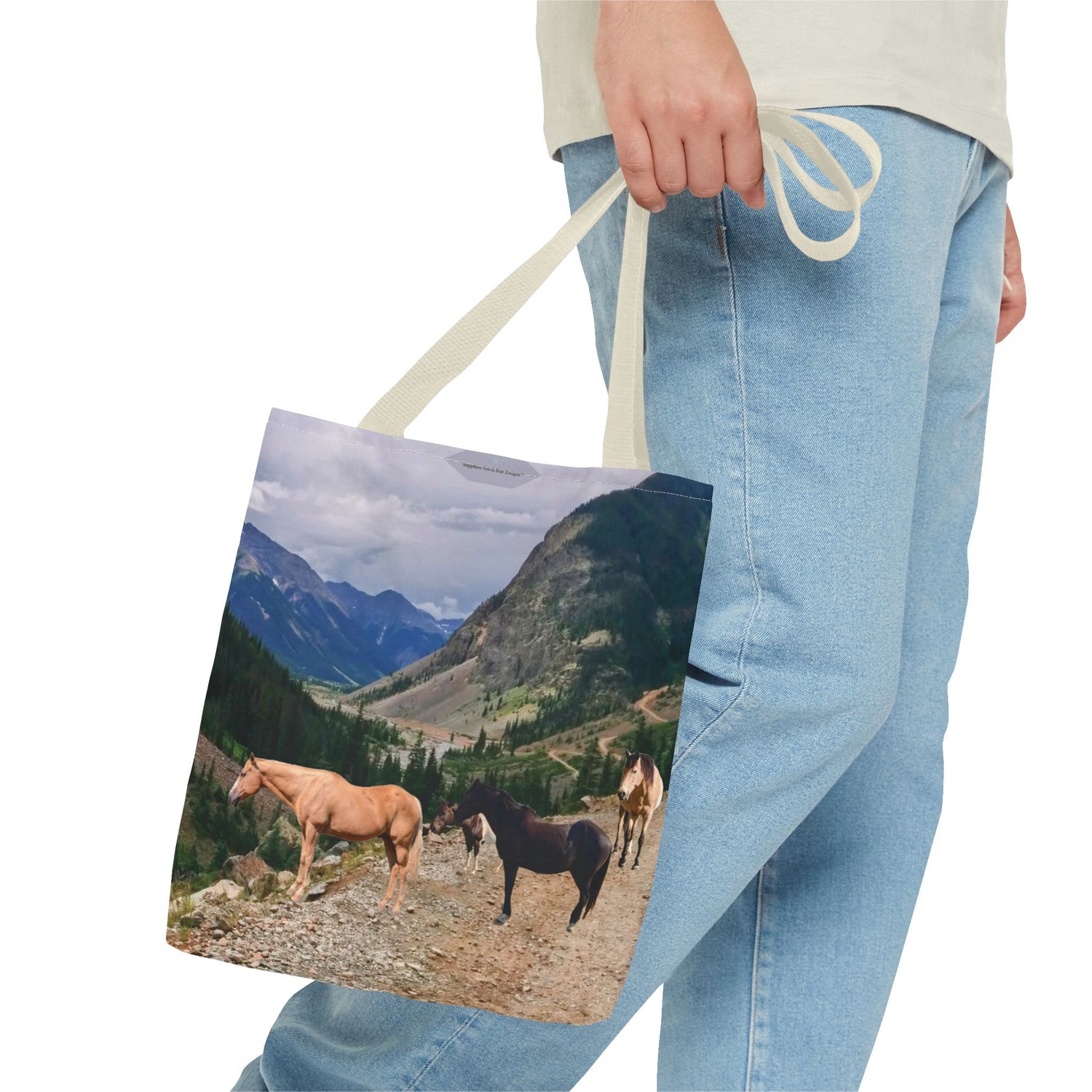 Horse Canvas Tote Bag