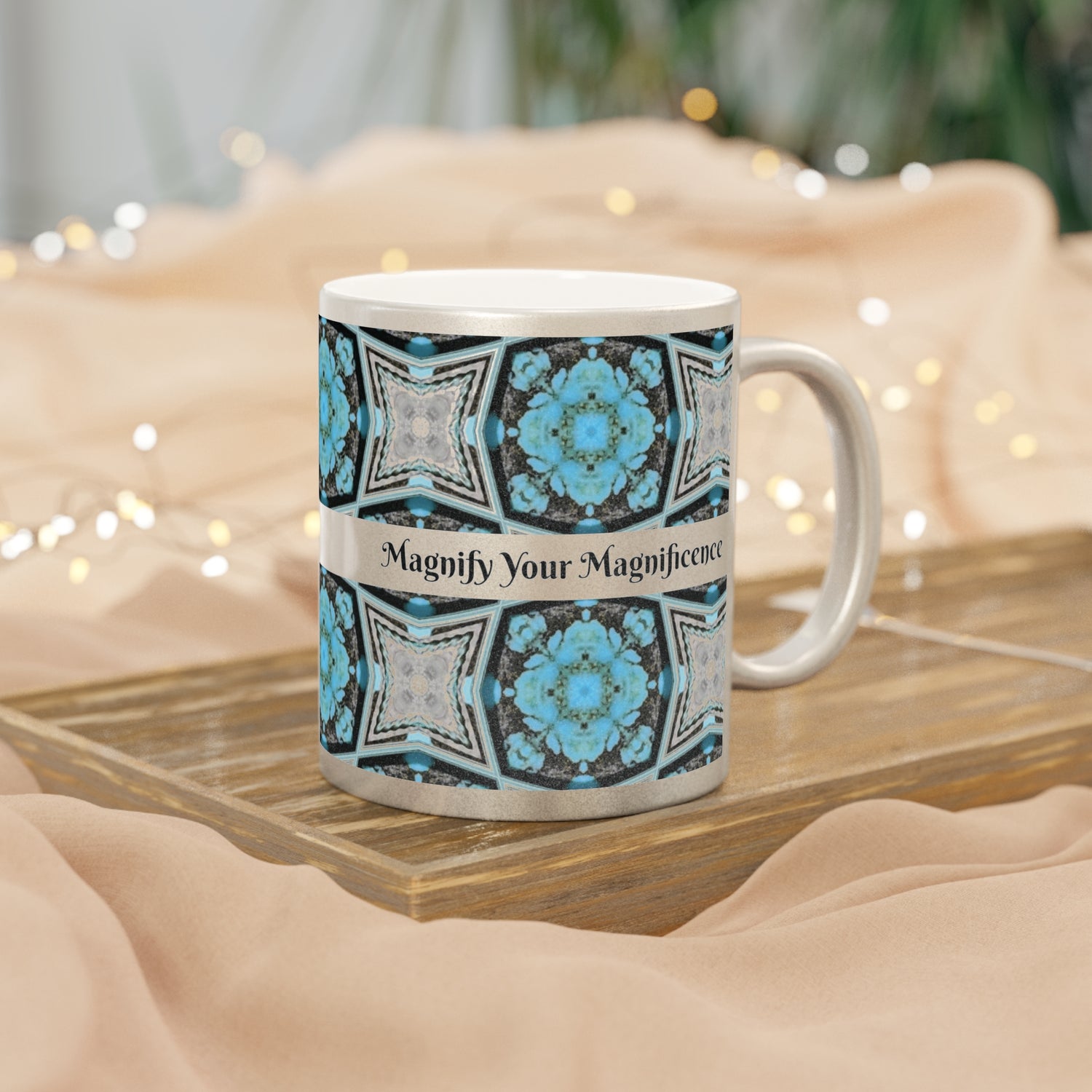 Magnify Your Magnificence Metallic Mug