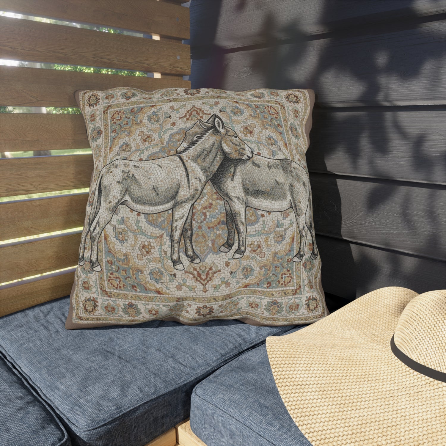 Donkey Outdoor Pillows