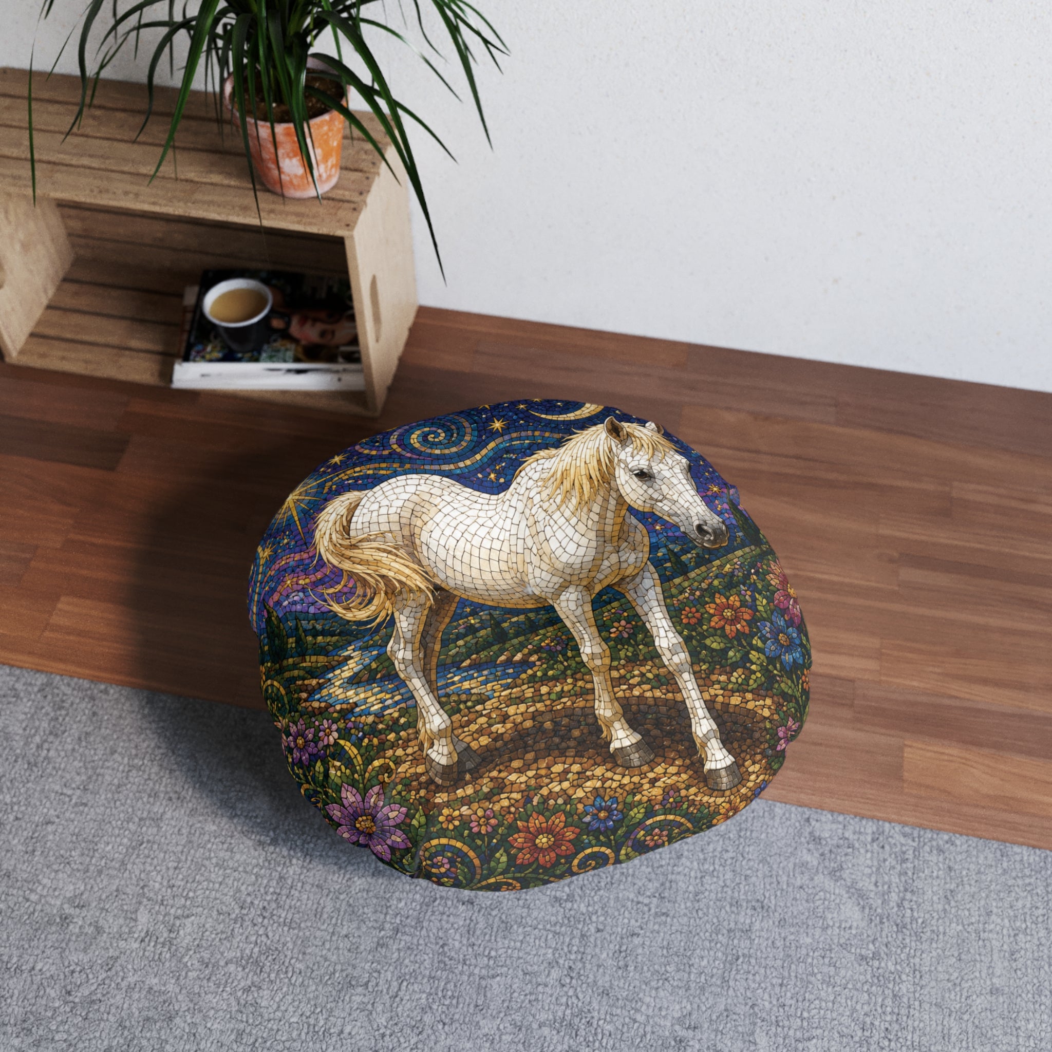 Horse Floor Pillow Cushion