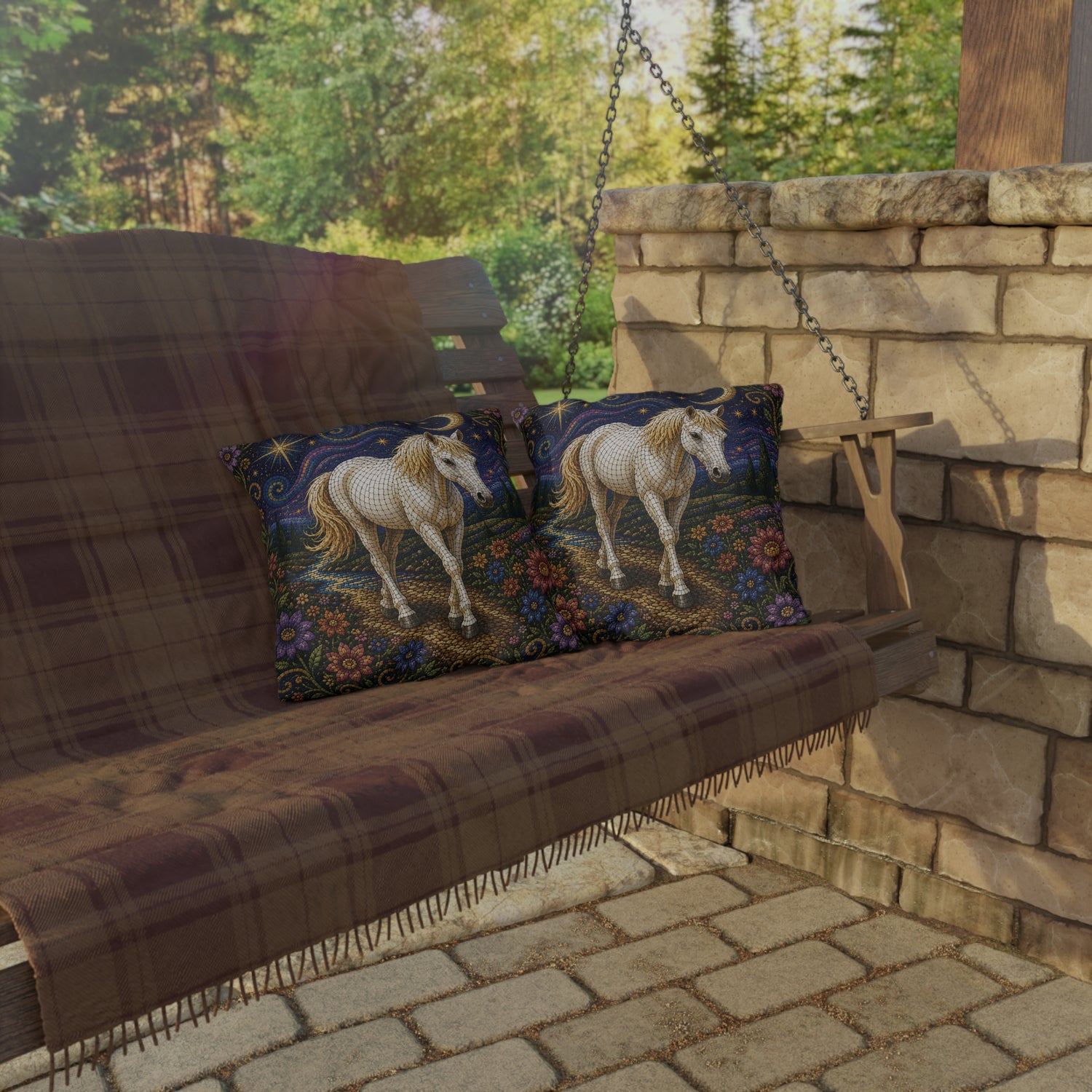 Horse Outdoor Pillows
