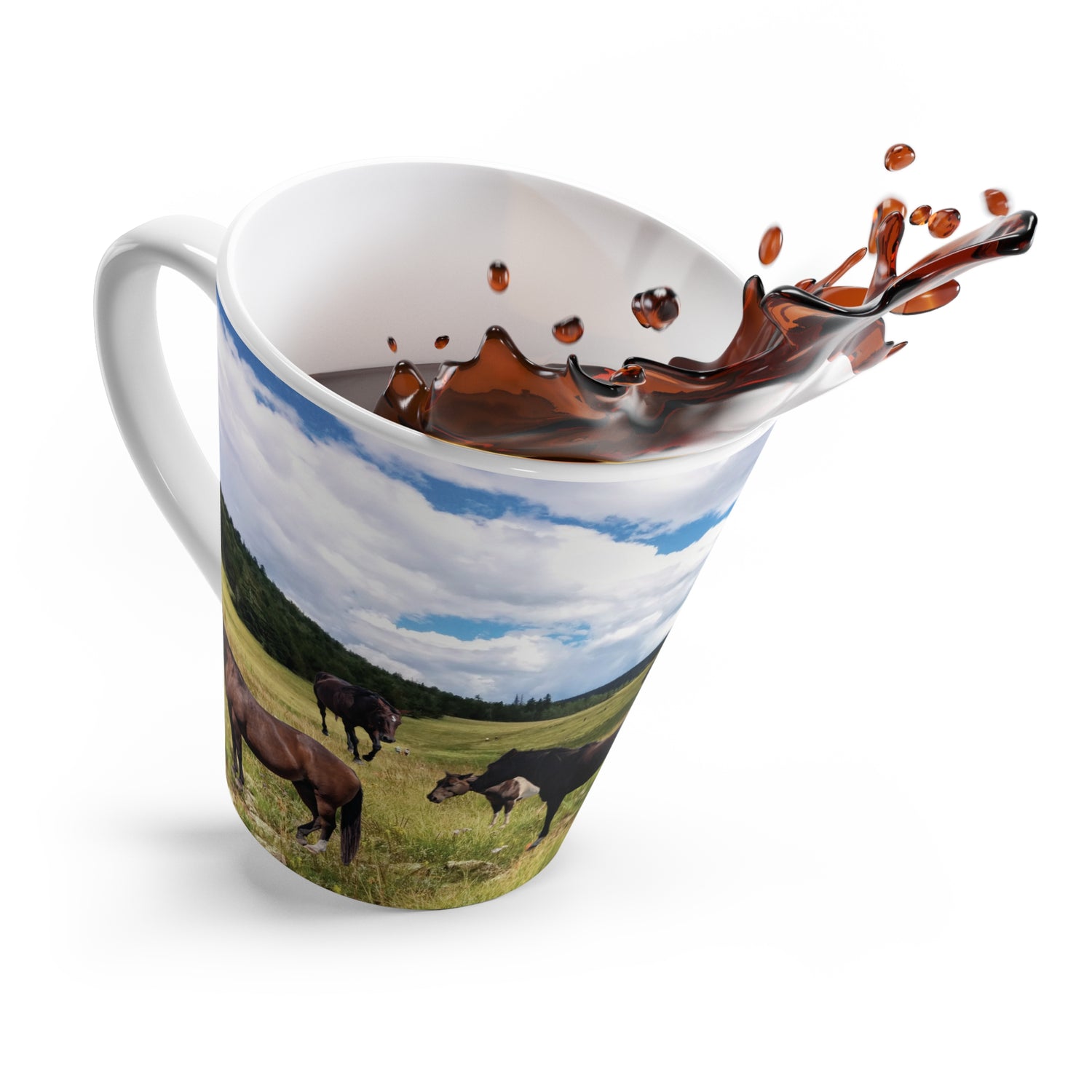Horse Latte Mug