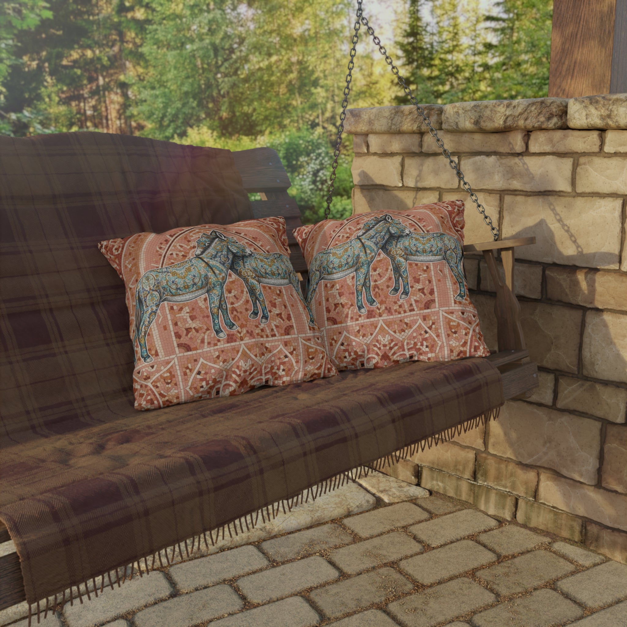 Horse Outdoor Pillows