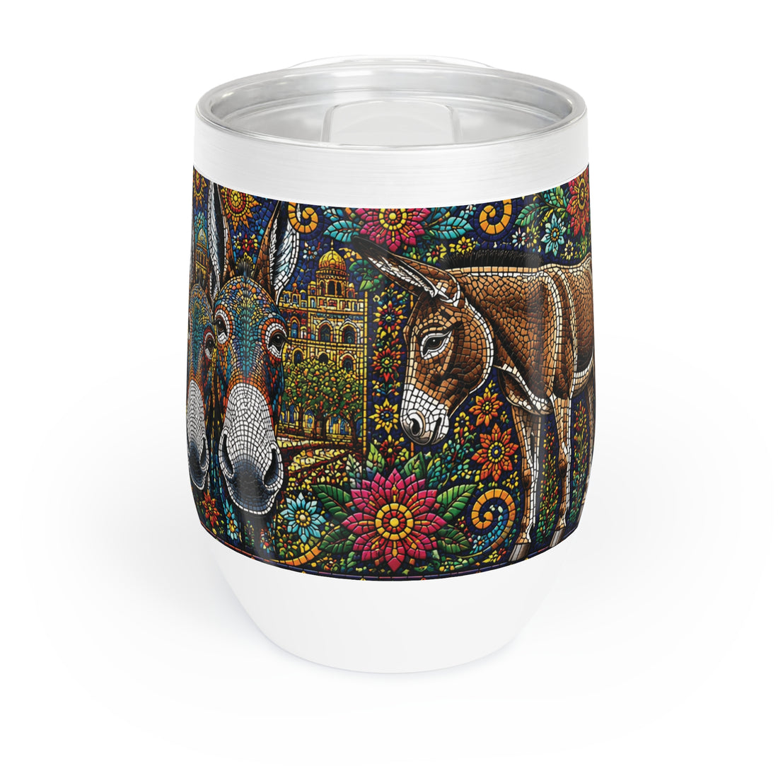 Donkey Rescue Wine Tumbler