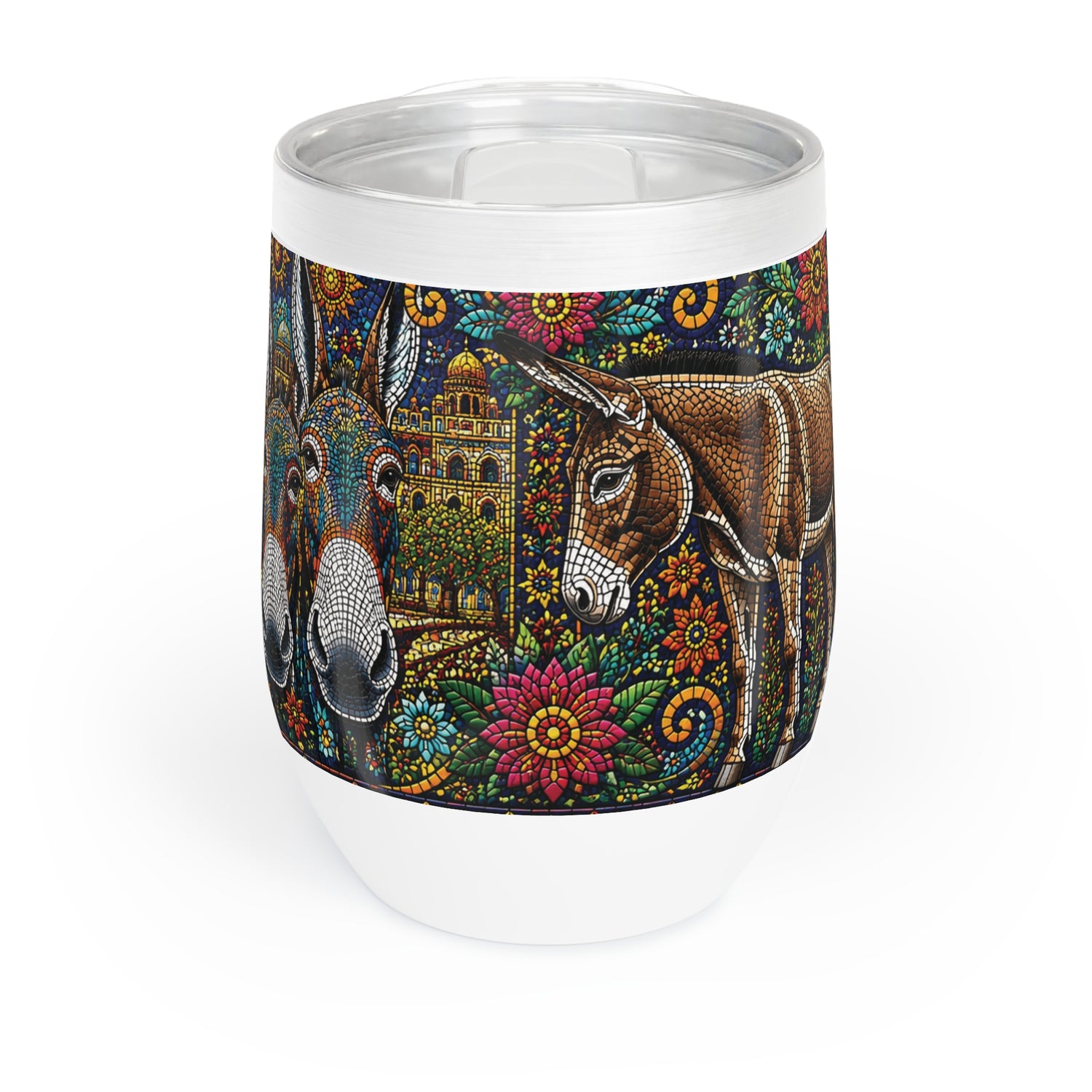 Donkey Rescue Wine Tumbler