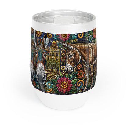 Donkey Rescue Wine Tumbler