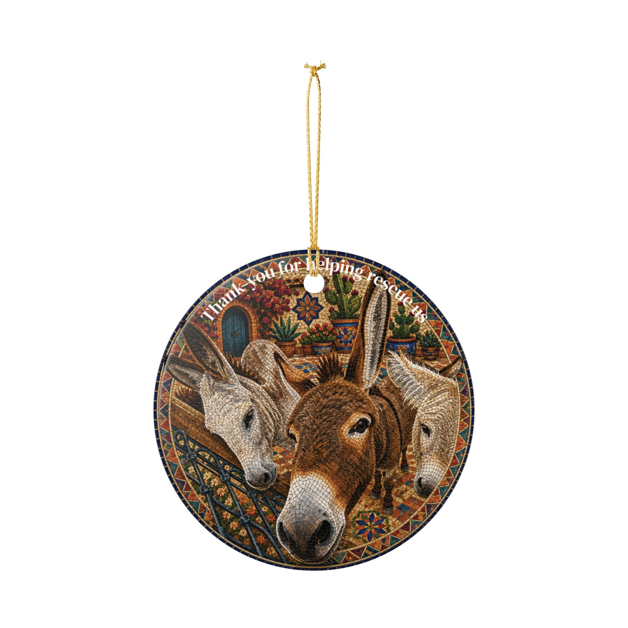 Donkey Ornament