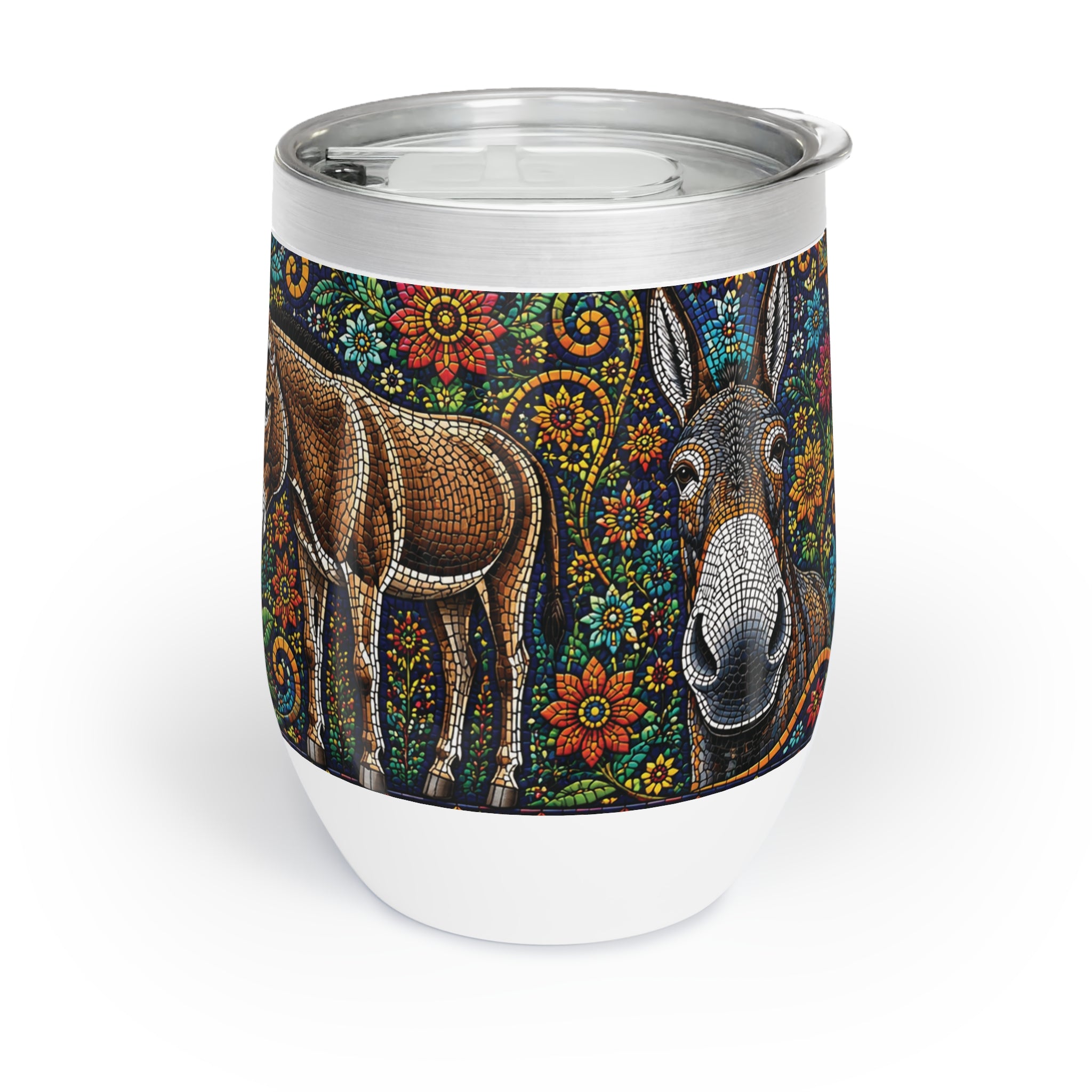 Donkey Rescue Wine Tumbler