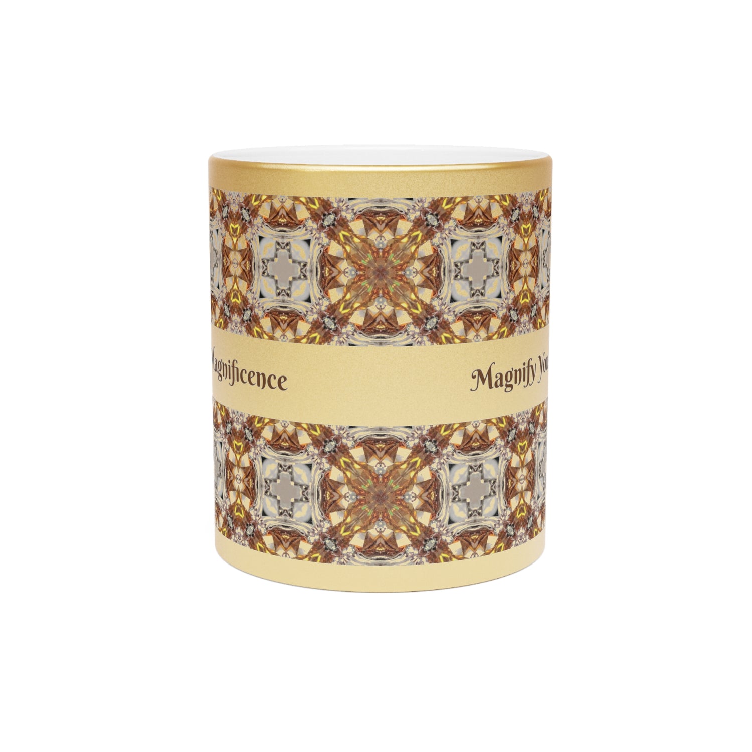 Magnify Your Magnificence Metallic Mug