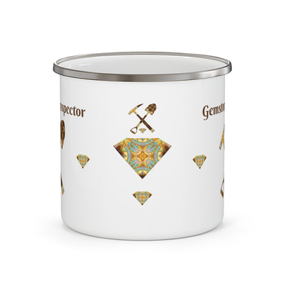 Gemstone Prospector Enamel Camping Mug