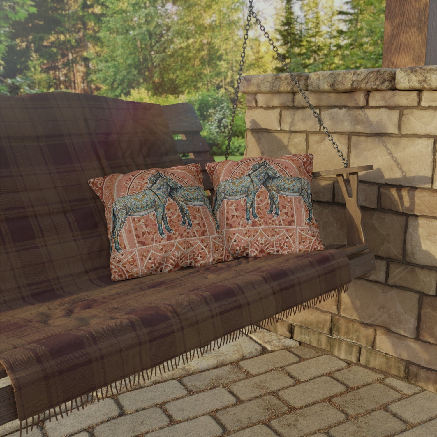Horse Outdoor Pillows