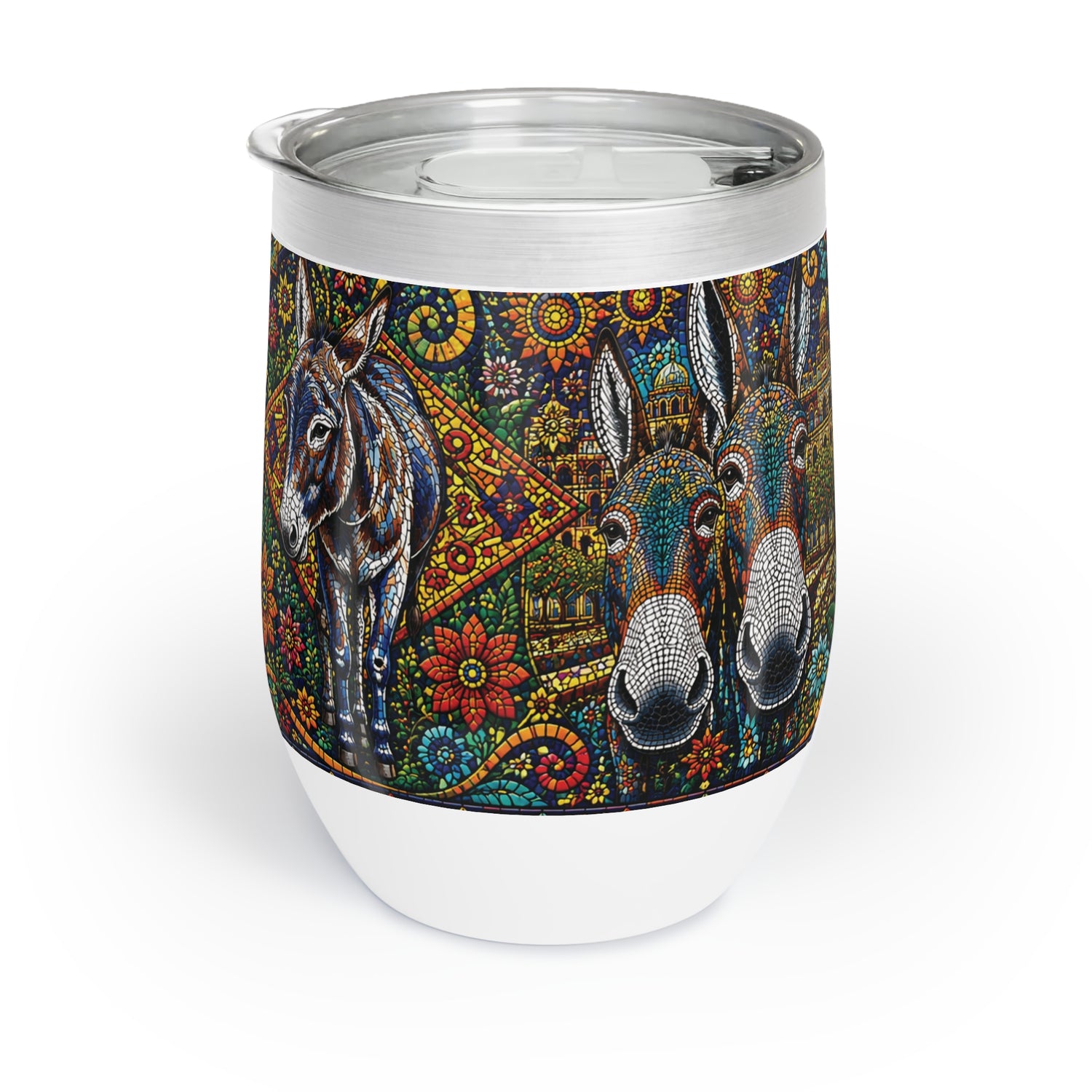 Donkey Rescue Wine Tumbler
