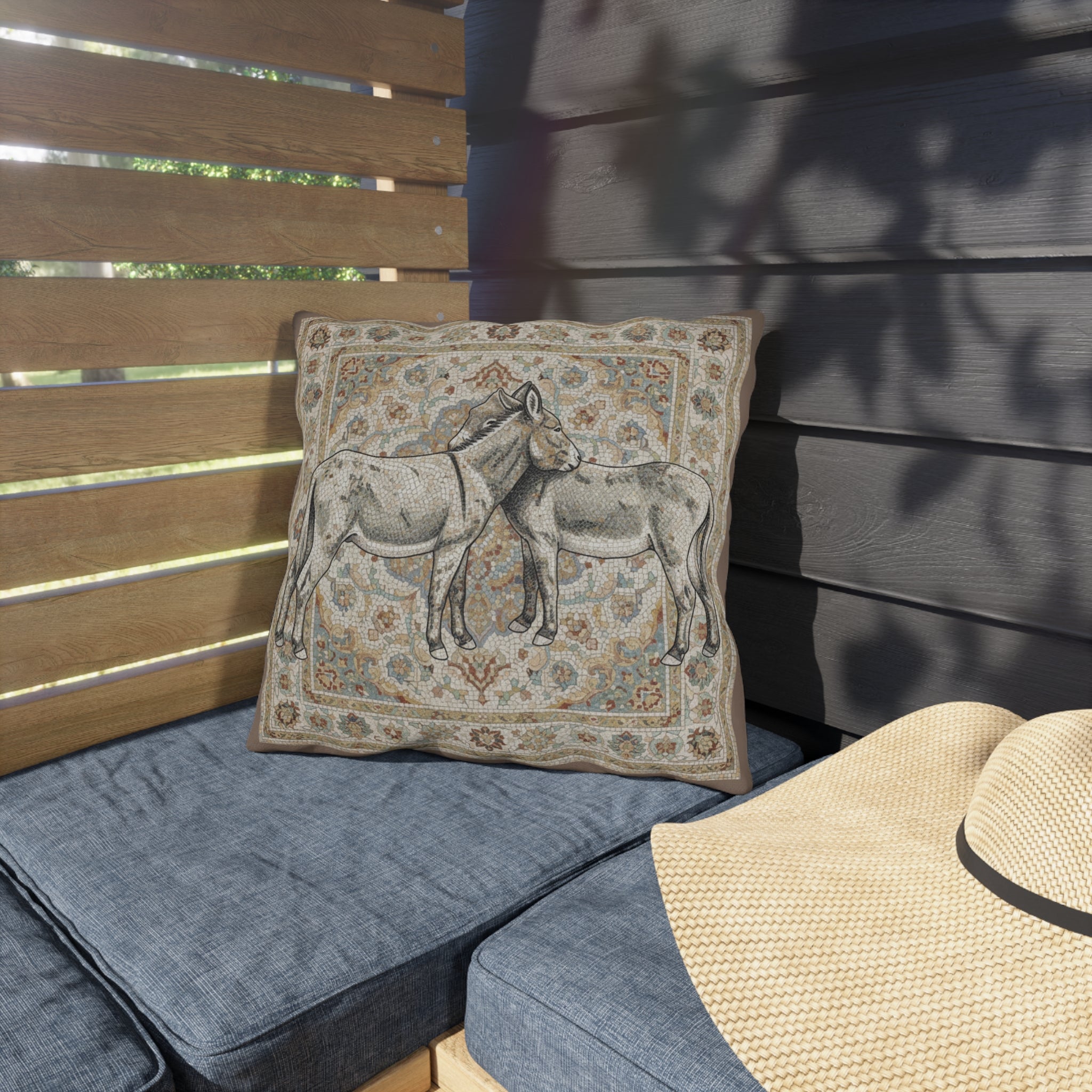 Donkey Outdoor Pillows
