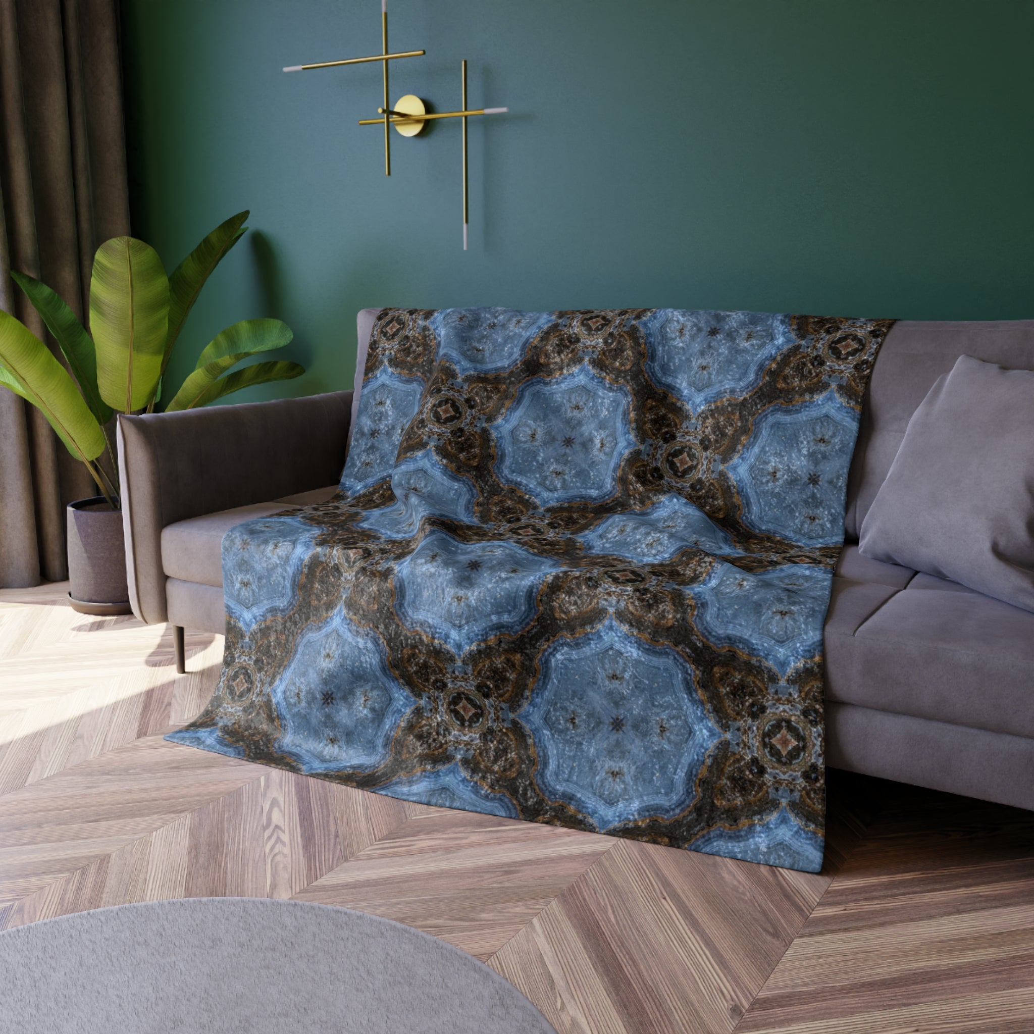 Lonan Crushed Velvet Blanket